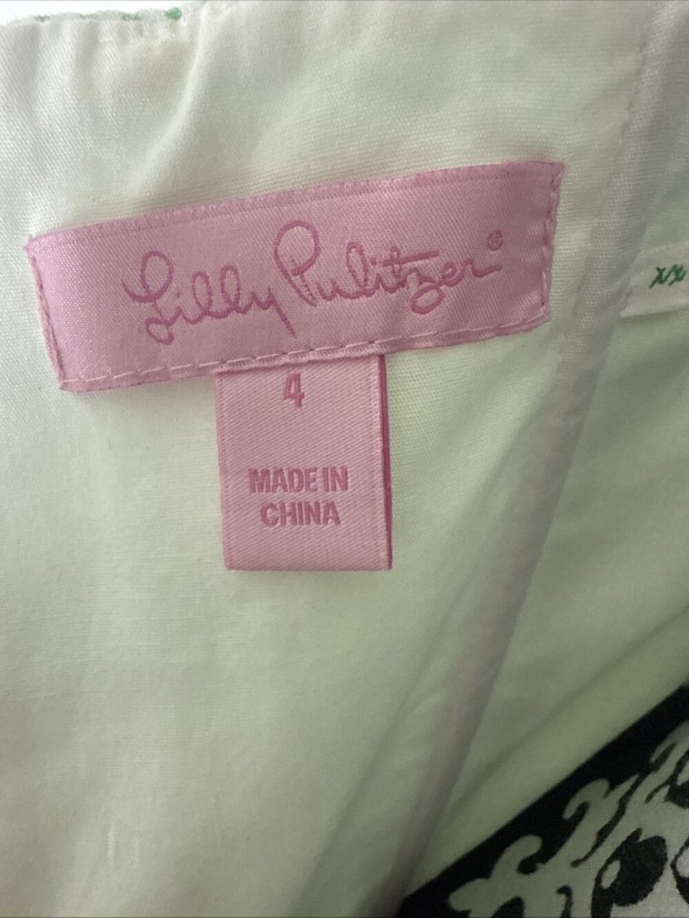 Lilly Pulitzer Striped & Floral Strapless Dress - 4 Pinks And Greens Lined Vaca - Picture 5 of 14